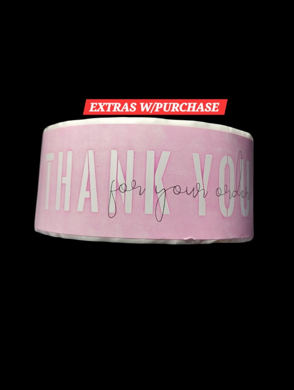 120ct. Pink "Thank You For Your Order" 3 Random Polymailers